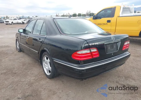 2001 Mercedes-Benz E 430 z USA, uszkodzony, nr VIN WDBJF70J71X050146
